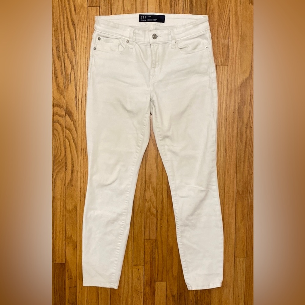 Gap Denim Legging Skimmer Optic White Size 6
